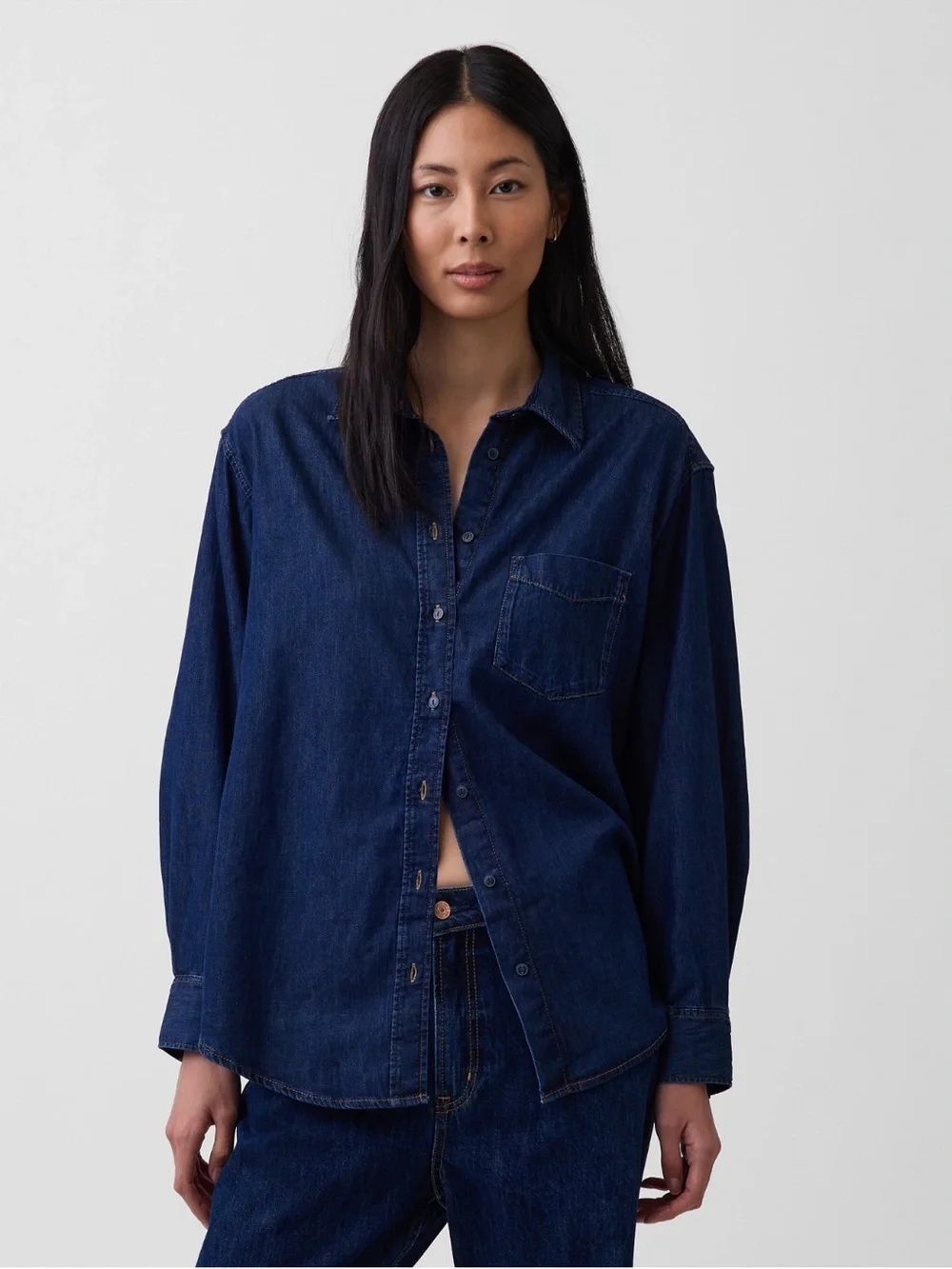 NWOT Gap The Big Shirt - Picture 1 of 3